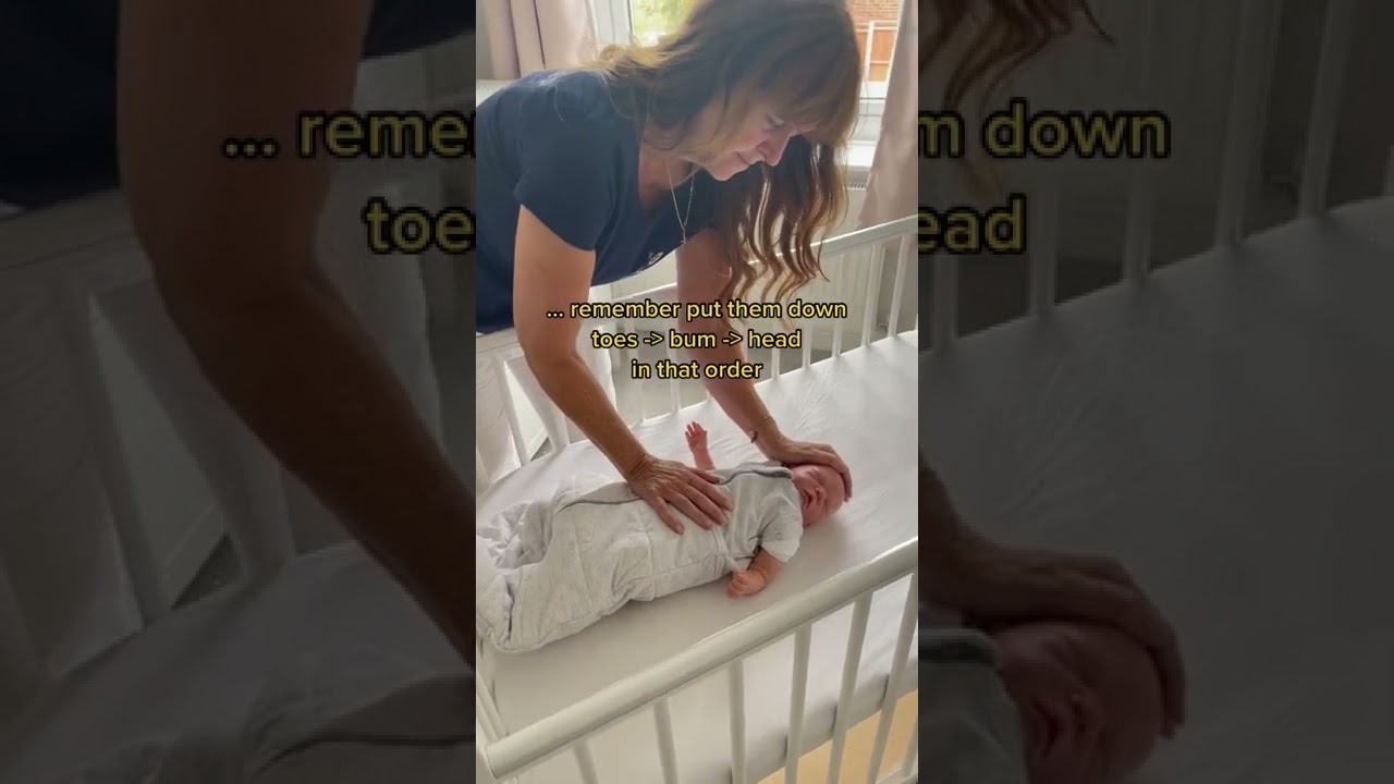 How to lay your baby down to sleep so they stay asleep 💤  | Quick Tips For New Parents