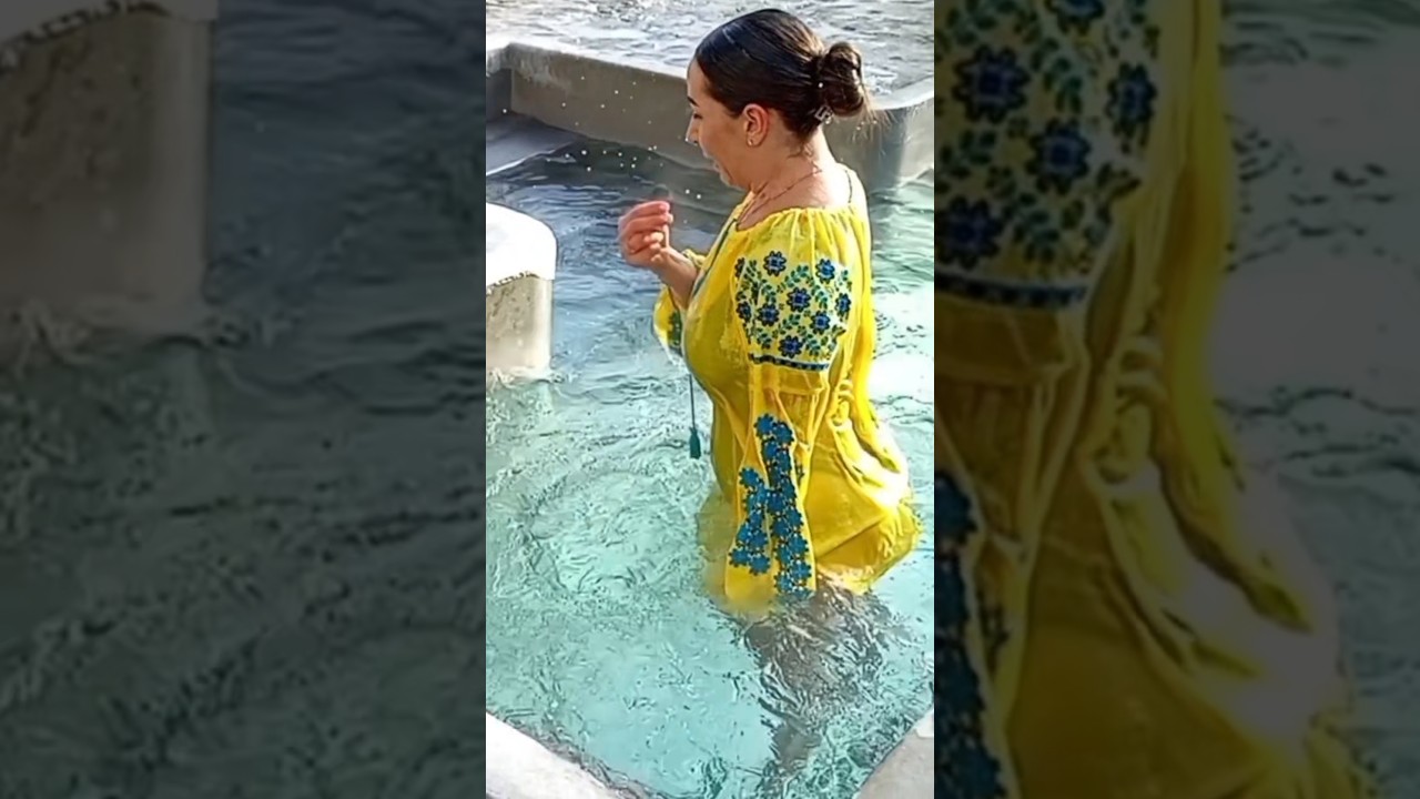 EPIPHANY BATHING 2026/NEW🔥⚡/GIRLS BATHE In ICE HOLE/BAPTISM/part62/#shorts /WINTER SWIM/ICE BATH