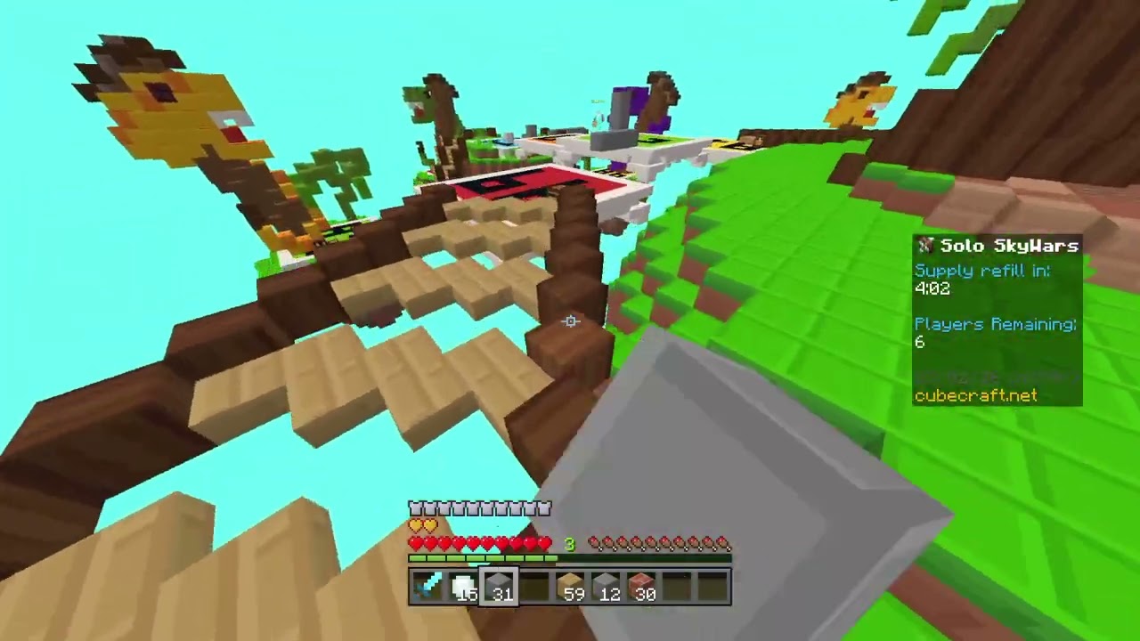 Skywars PvP Minecraft Bedrock