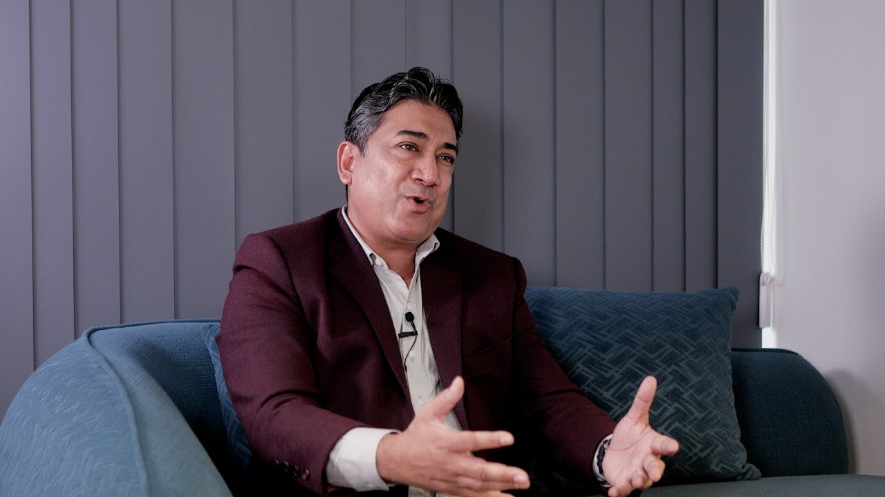 Portrait featuring Sherry Singh, former CEO, Mauritius Telecom