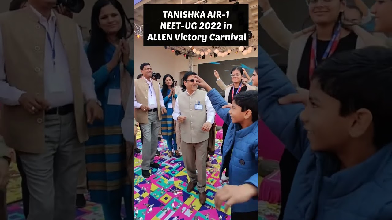 Tanishka AIR-1 NEET UG 2022 In ALLEN Victory Carnival 🏆 | #Tanishka #shorts #ALLENVictoryCarnival