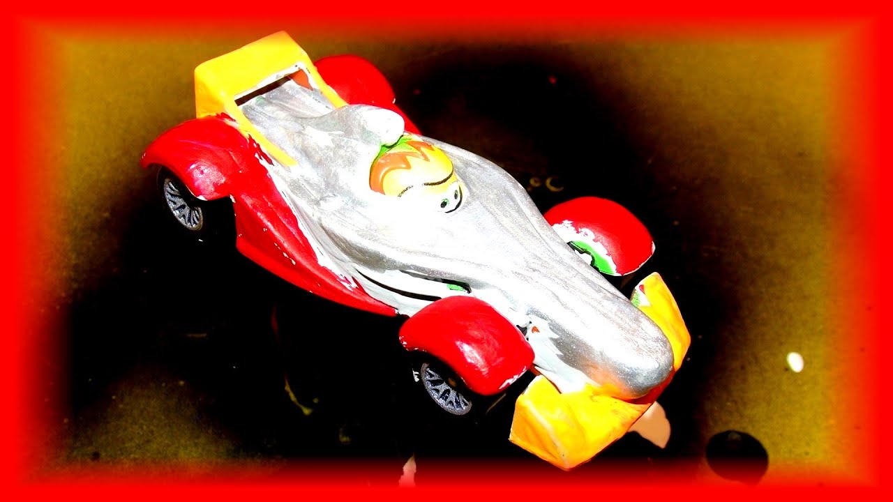 Pixar Cars Customs Silver Rip Clutchgoneski with Metallic Cal Weathers Reassembly