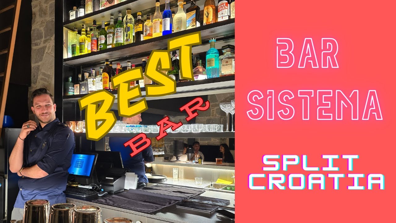 Bar Sistema: The Best Bar in Croatia! Cocktail lovers must see!