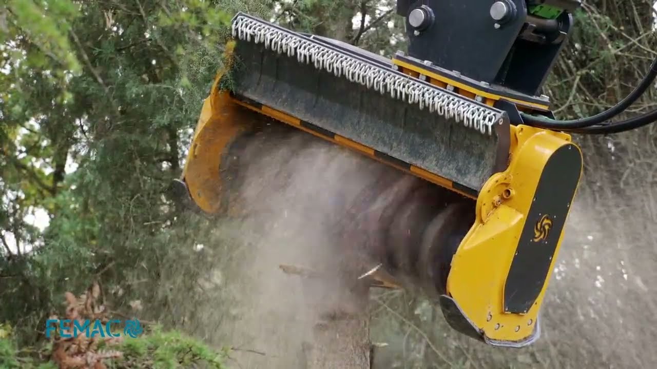 FEMAC T21 DFX 160 DEF Hydraulic Mulcher for 15-30 tonne Excavators