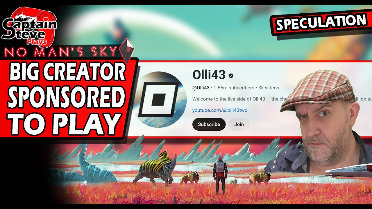 Big Content Creator 1Million Subs - Sponsored To Play No Man's Sky By Hello Games - NMS Speculation