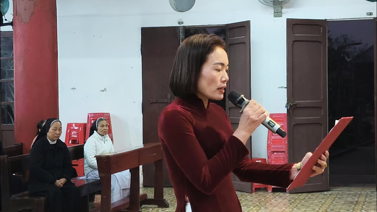 Lời Cảm Ơn Của Bà Trưởng Hội Gia Đình Tân Tòng _Đền Thánh Ninh Cường Mừng Lễ Thánh Phao-lô Tông Đồ 
