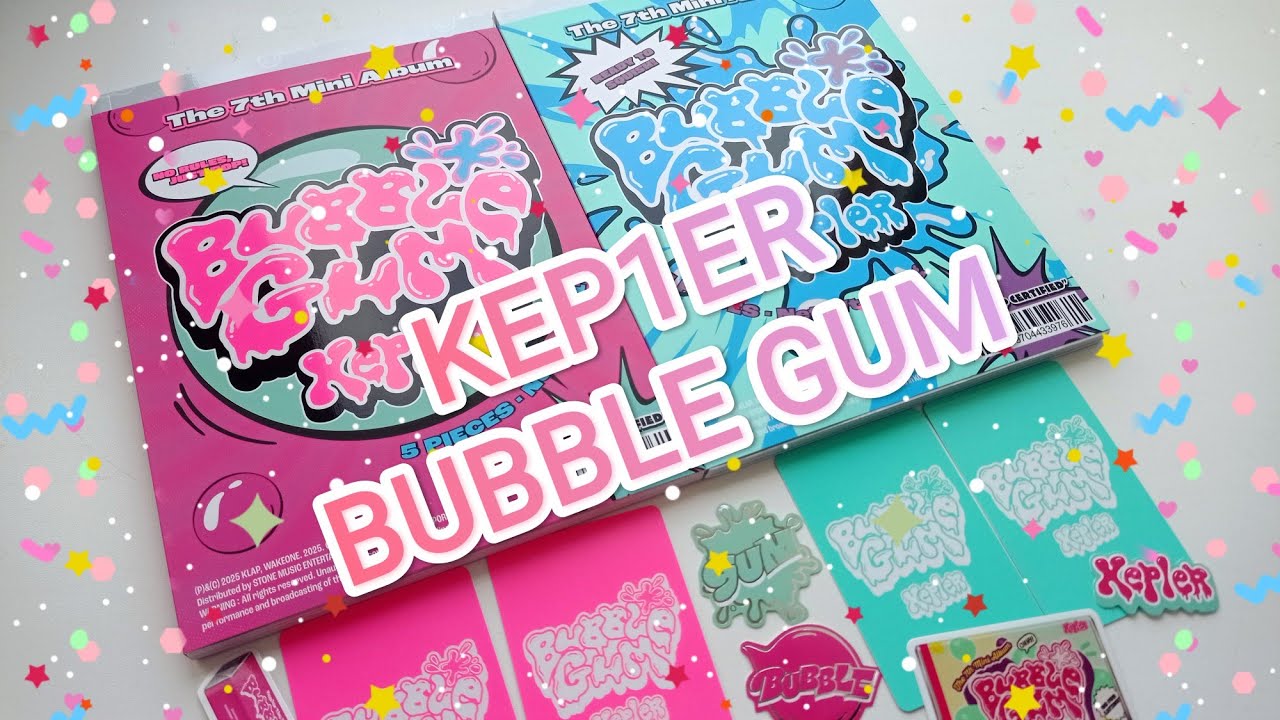 🍭 распаковка альбома kep1er — bubble gum (фотобук версия) 
