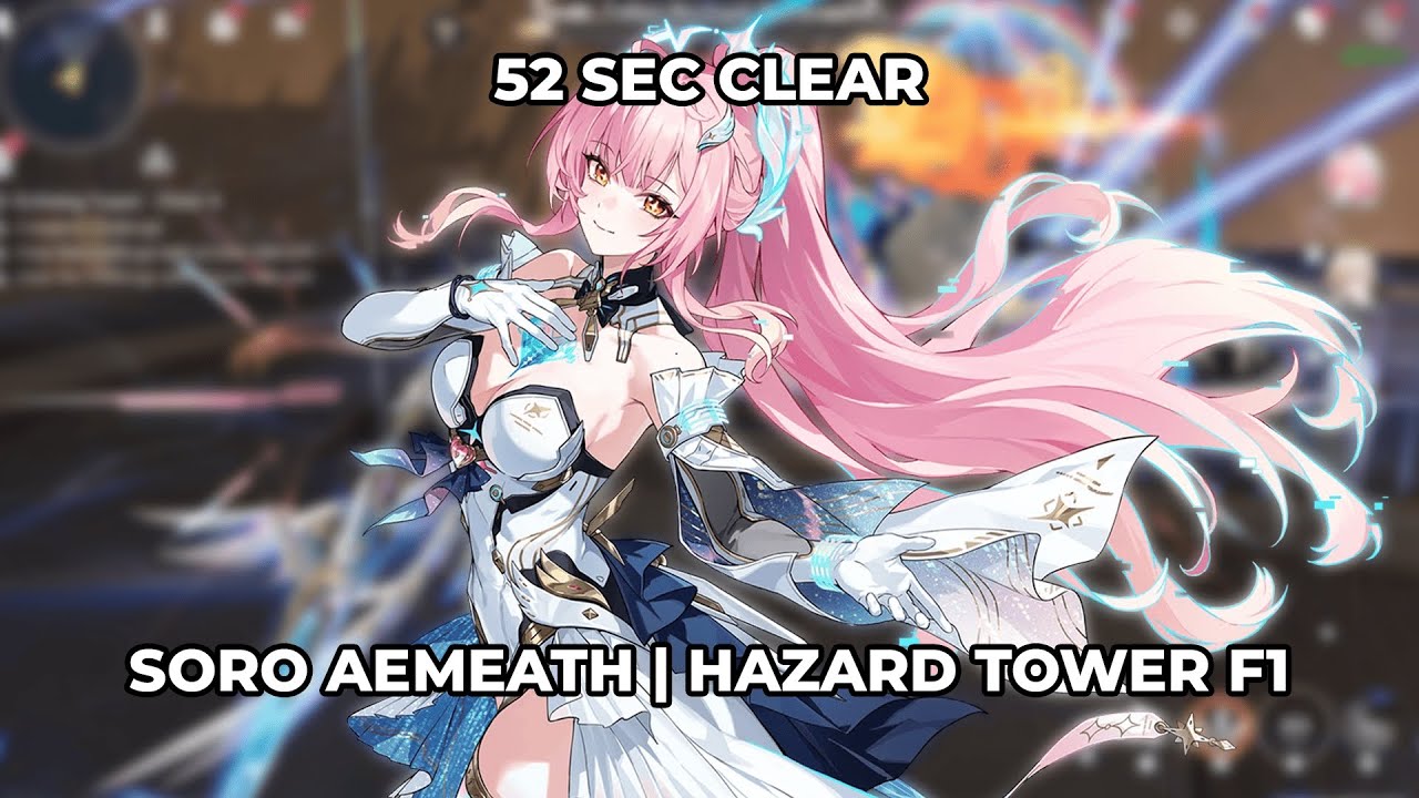 S0R0 AEMEATH PREMIUM TEAM 52 SEC CLEAR HAZARD TOWER F1 || WUTHERING WAVES