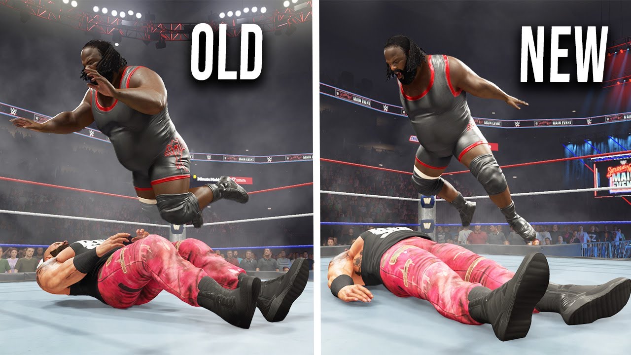 WWE 2K25 New vs Old Attitude Era Moves (Variations)