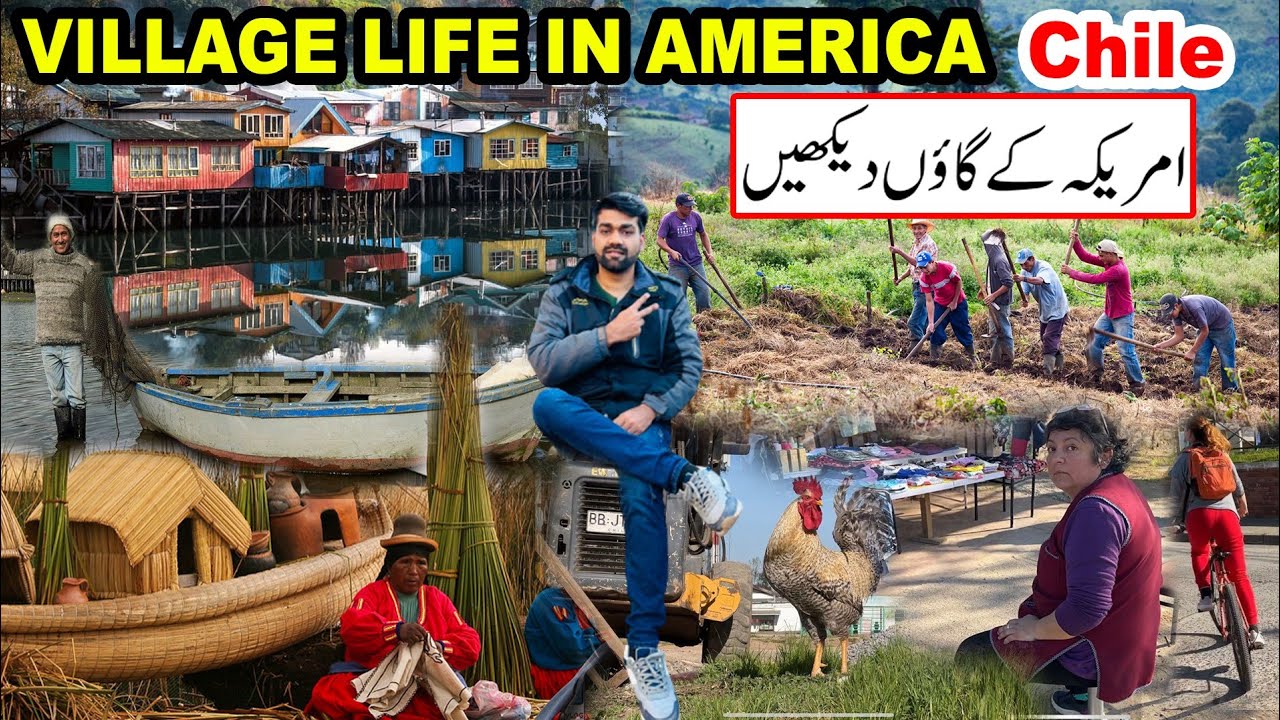 Village Lifestyle of South America Chile | Village Life in America Chile | American Village Life