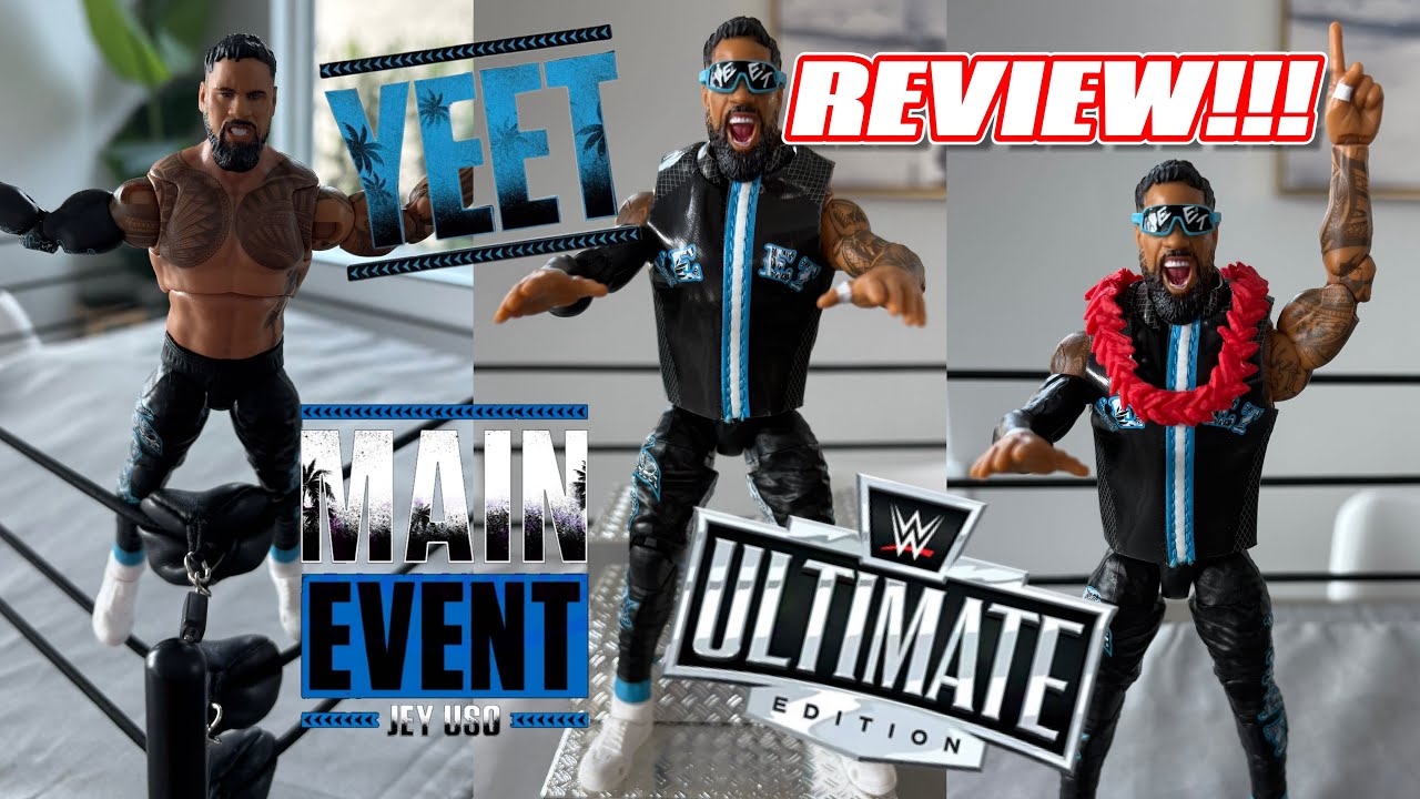 JEY USO WWE ULTIMATE EDITION SERIES 26 FIGURE REVIEW!!!