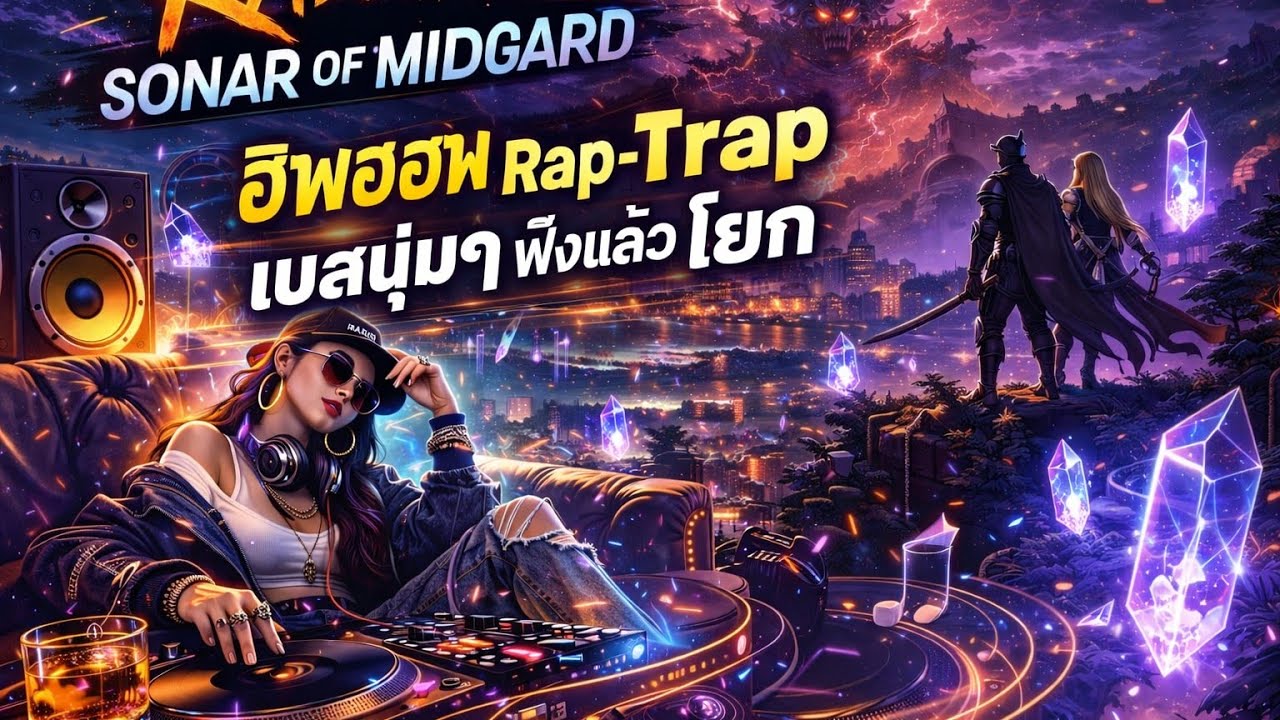 Hip-Hop Rap-trap เบสนุ่มๆ🔥🔊 #บีทเด้ง โยกตามสนุกๆ ฟังเพลินต่อเนื่อง (Full Album)