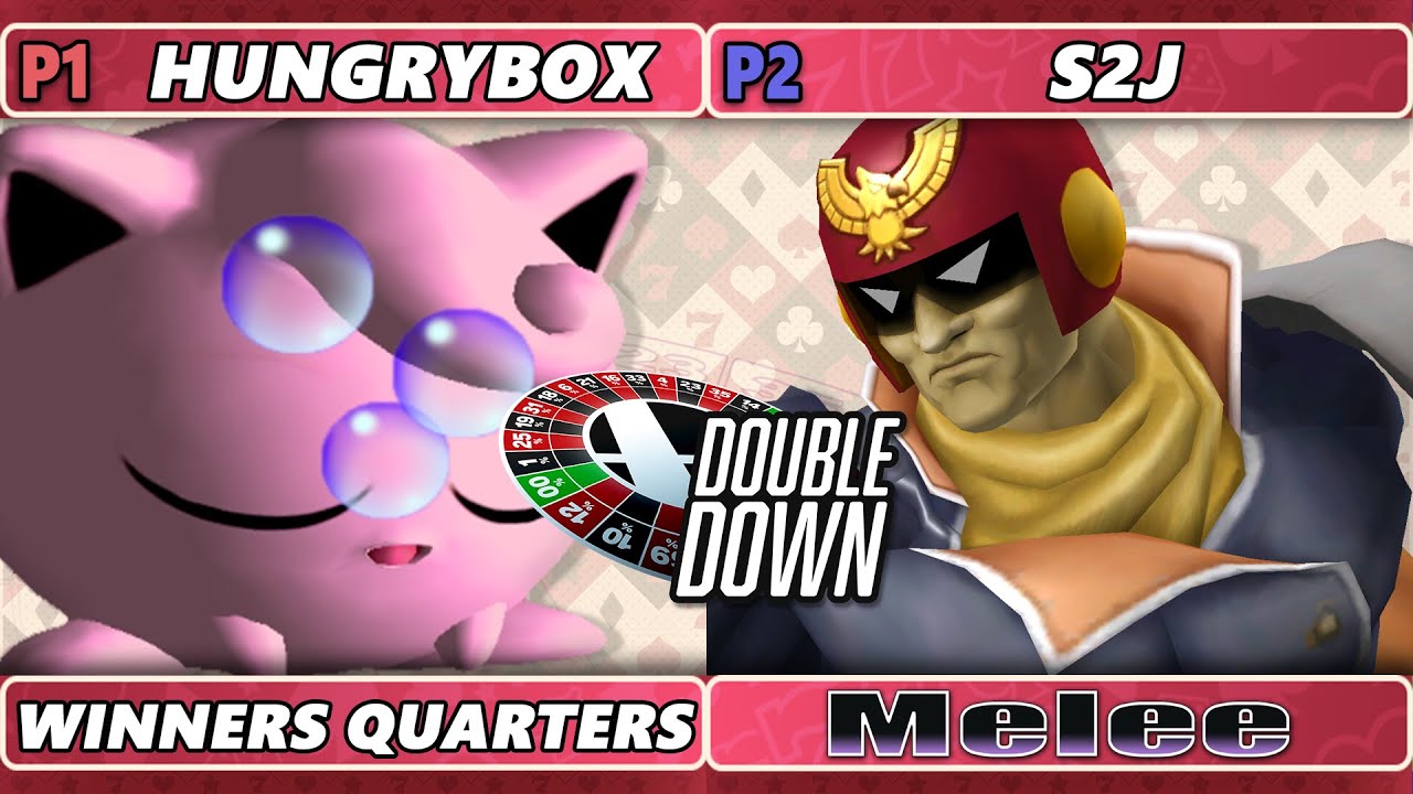 Double Down 2022 Winners Quarters - Hungrybox (Jigglypuff) Vs. S2J (Captain Falcon) Smash Melee