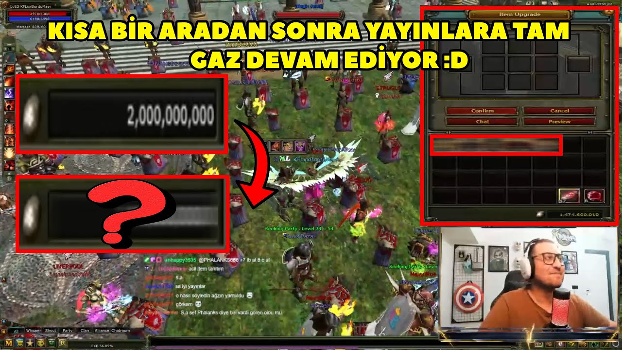 PHALANKS666 - (Agartha) 20 GB Değerindeki Bütçeyi Katlamaya Çalışıyor ! Knight Online