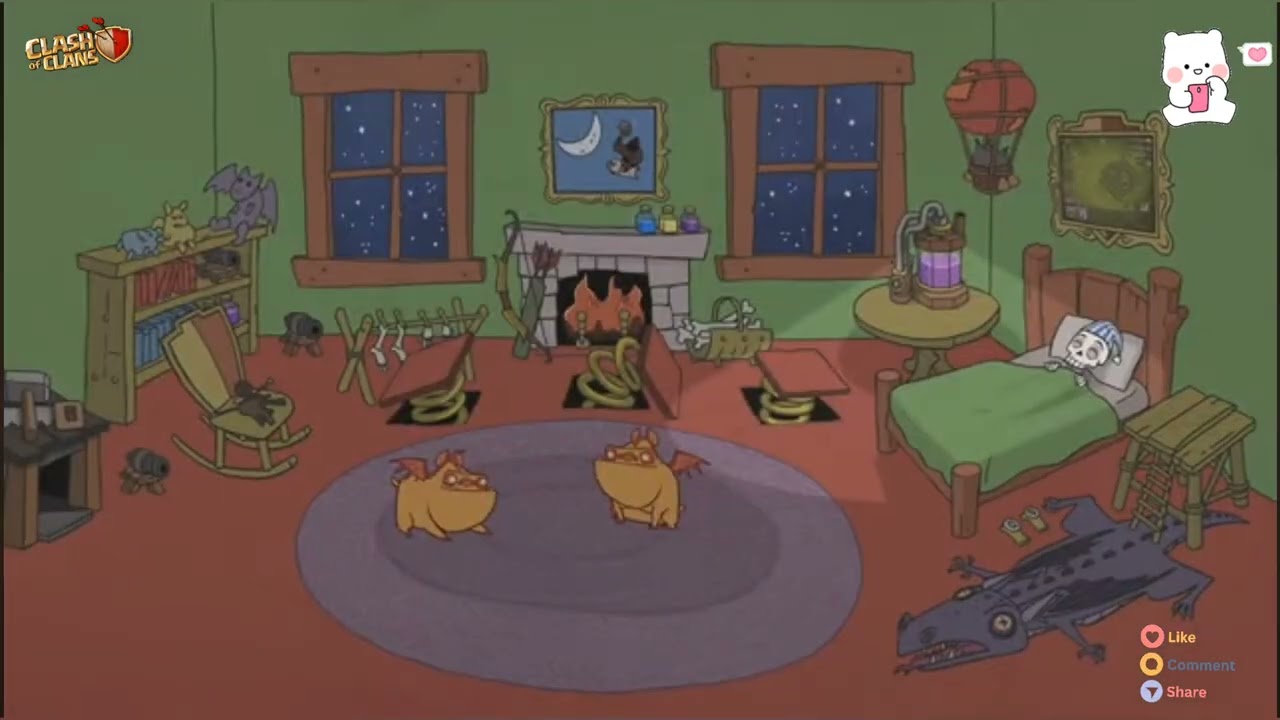 Clash of clans:Good Night Boom #coc #clashofclans #video #shorts #clasharama #fyp #games #clasher