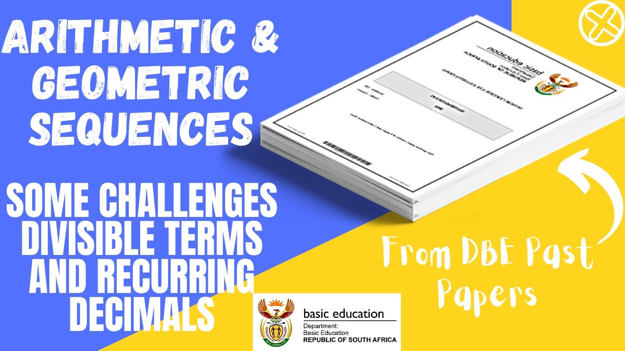 Arithmetic & geometric sequences :some challenges