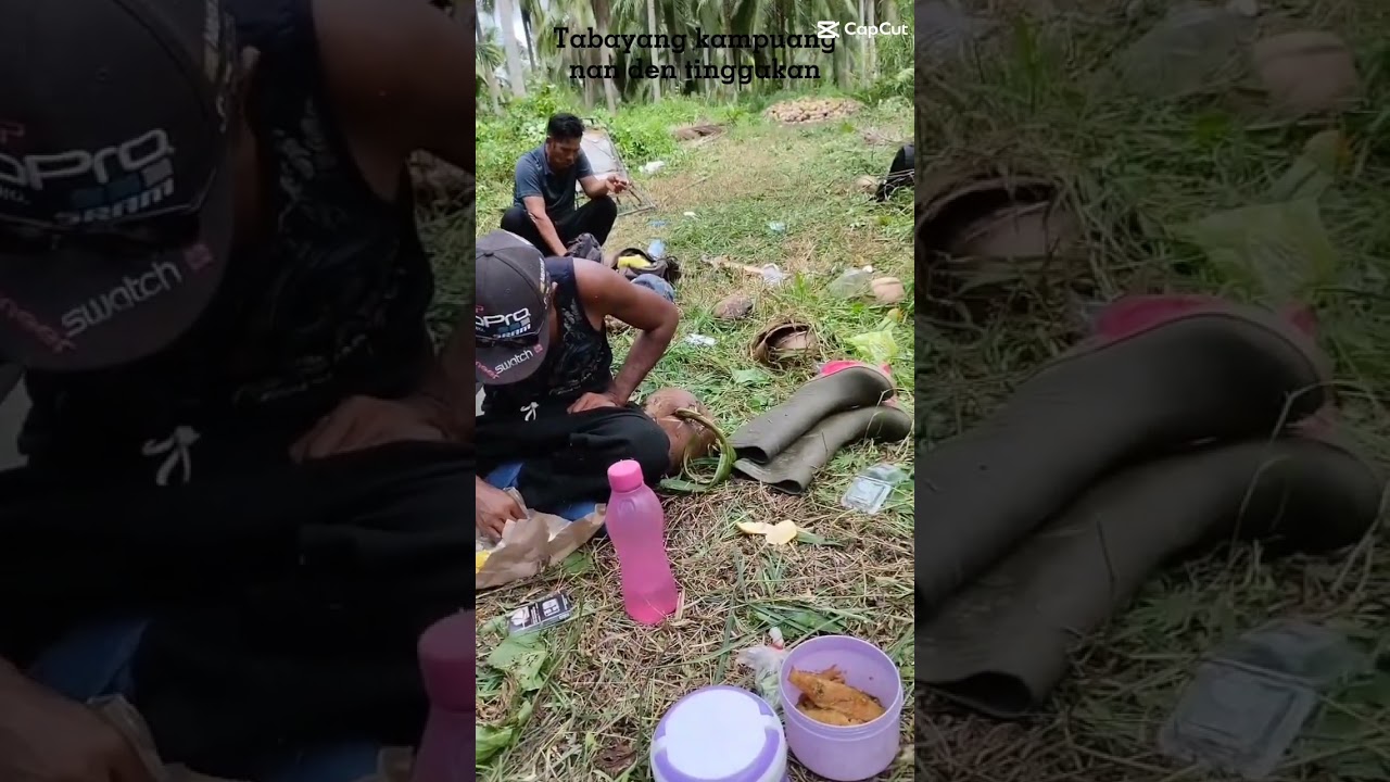 Lamak Bana !! Enak Makan di Restoran tak Saenak makan di Kebun !! Sungai teritip inhil