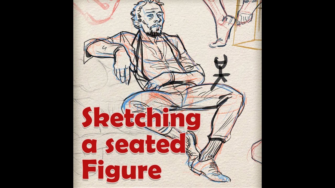 Sketching a seated Figure