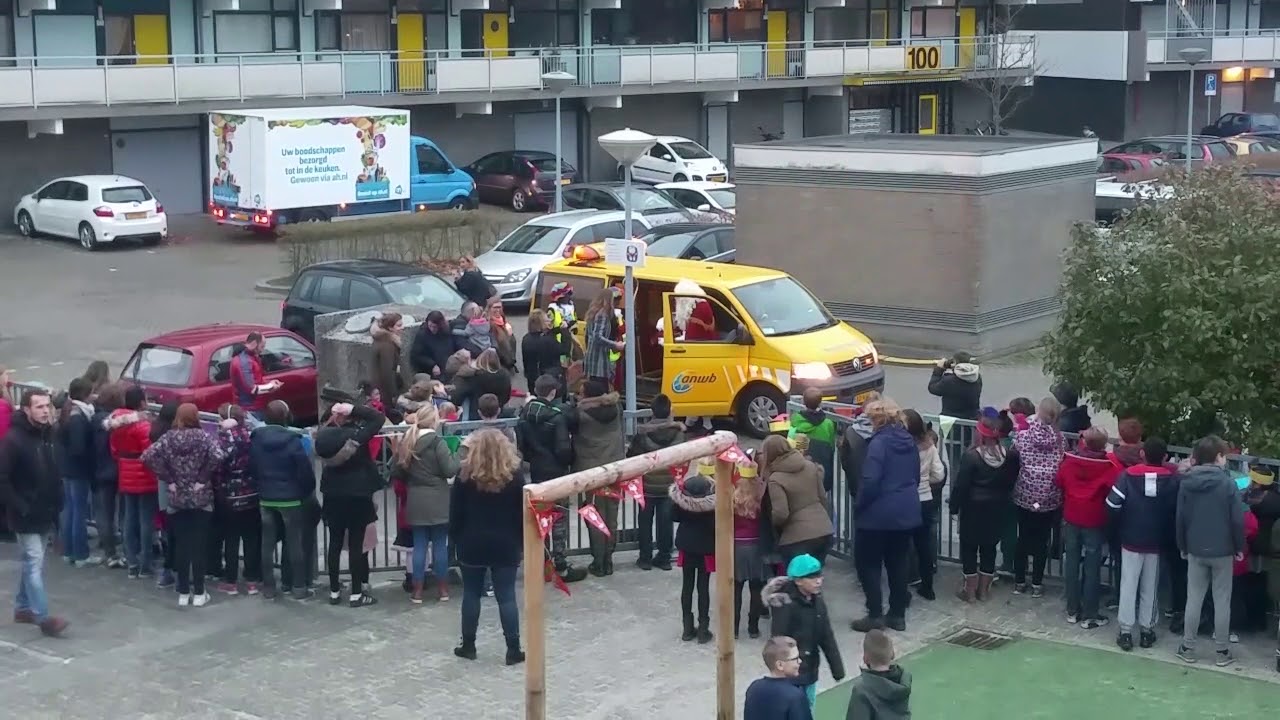 Sinterklaas komt aan op Basisschool Het Palet 2017