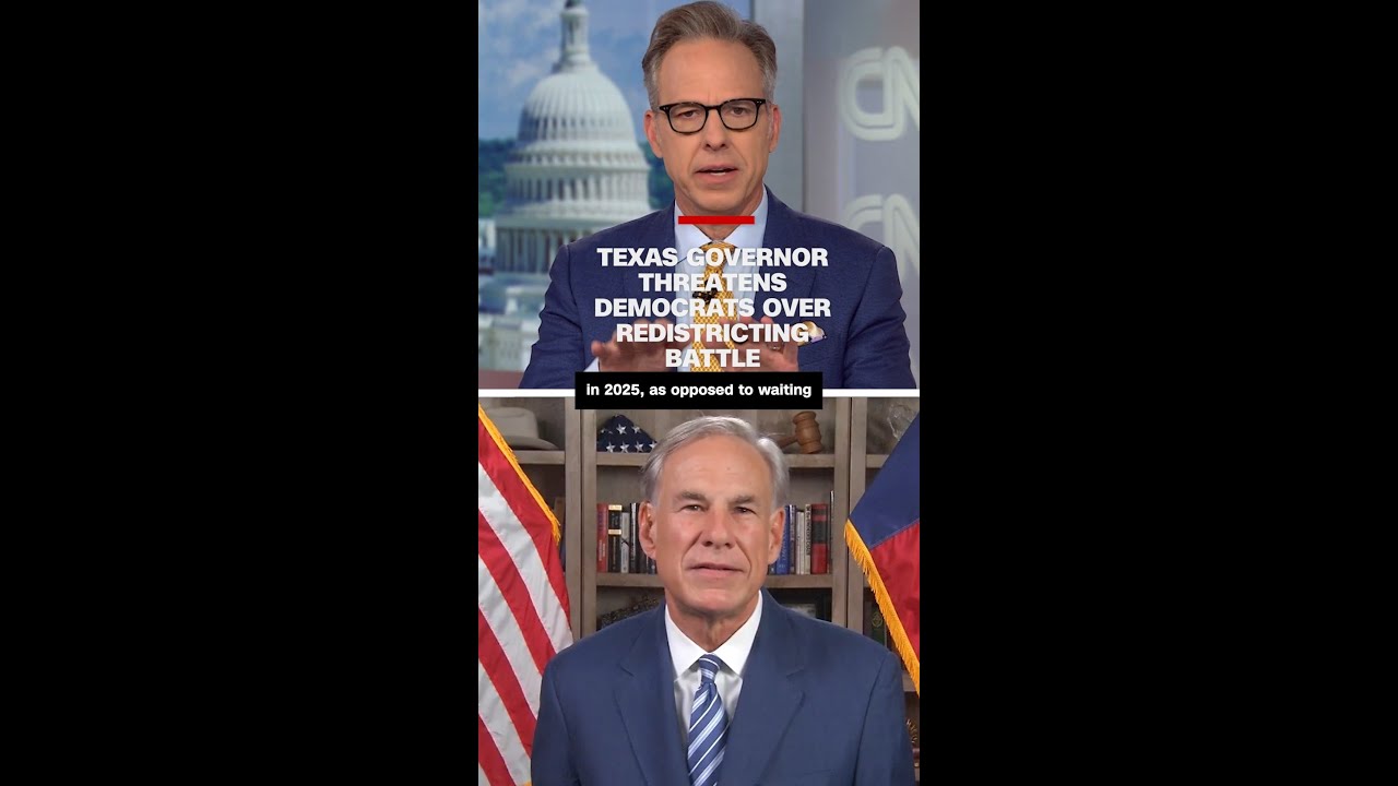 Texas governor threatens Democrats over redistricting battle