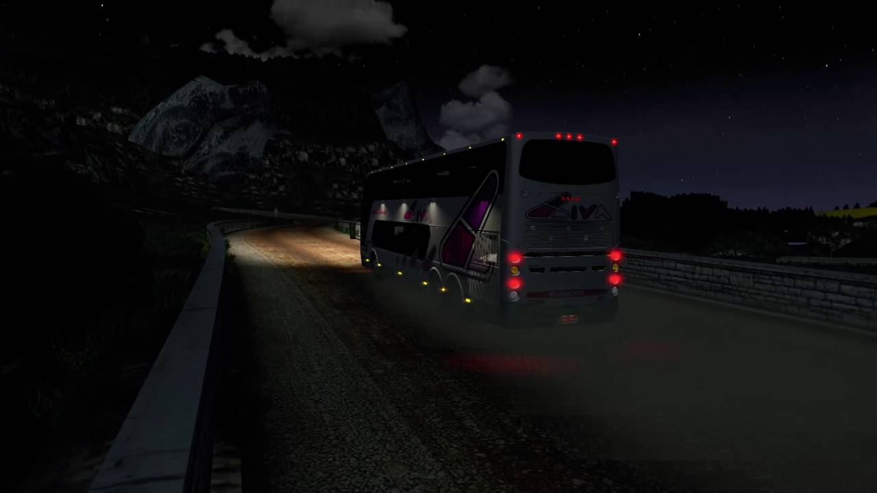 Euro Truck Simulator 2 Bus trip to Sparta with Panoramico DD 6x2 Scania FINAL