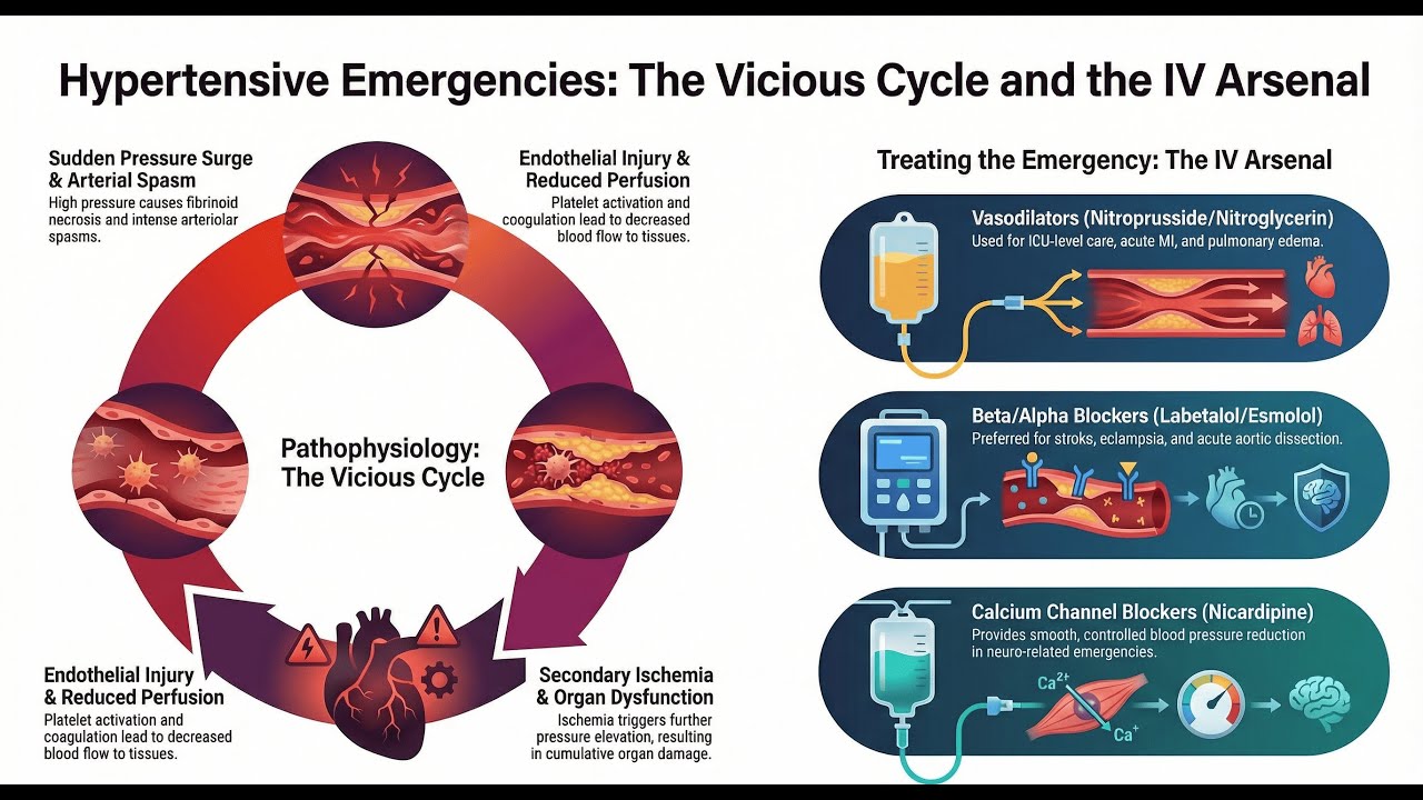 CVS pharmacotherapy and medicine (3): Hypertensive crisis