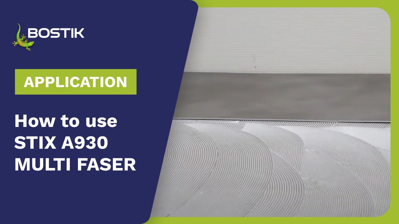 Bostik STIX A930 MULTI FASER ultra high performance flooring adhesive | Presentation | Bostik