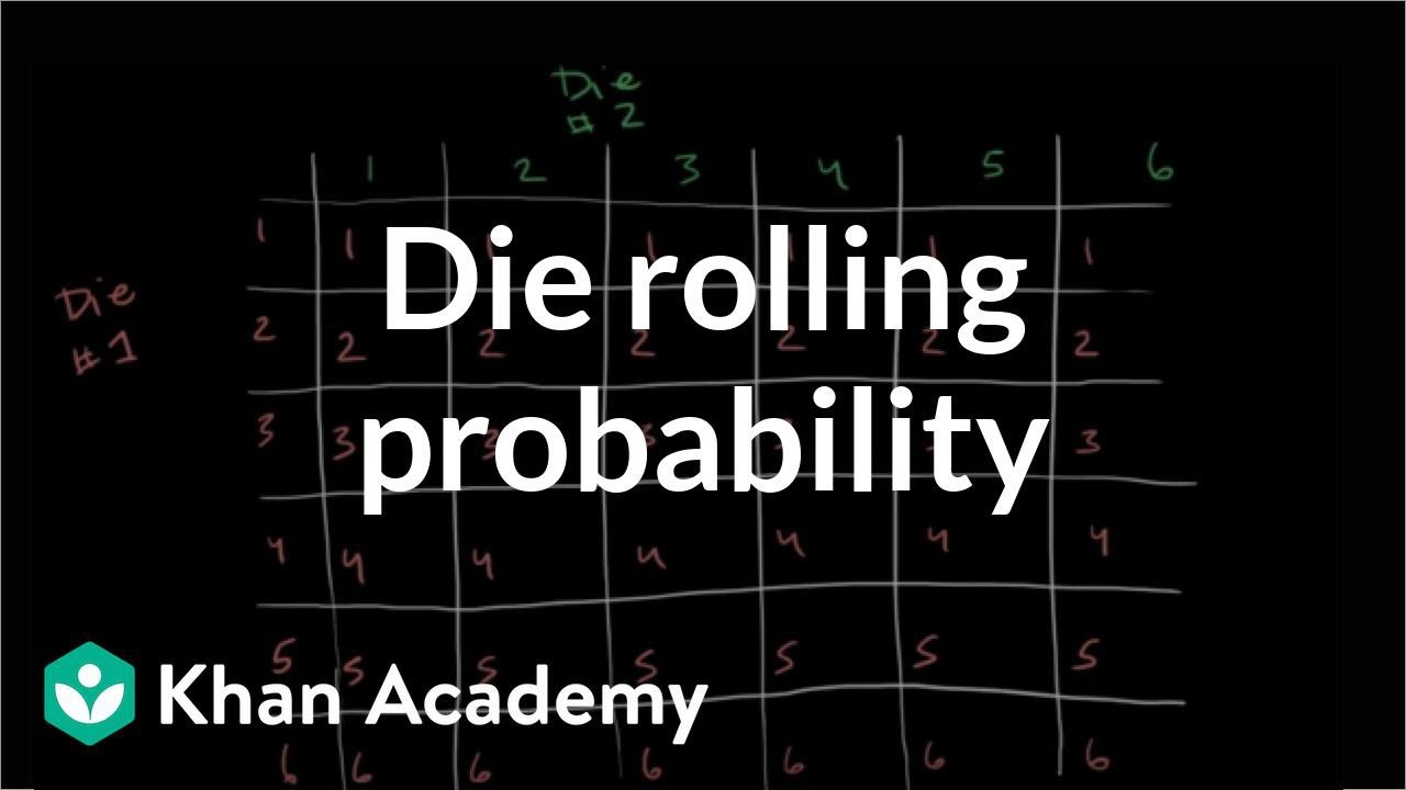 Die rolling probability | Probability and combinatorics | Precalculus | Khan Academy