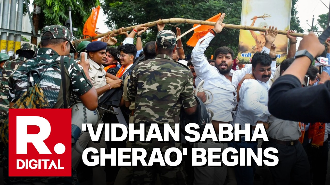 Ranchi Protest March: Students Start 'Vidhan Sabha Gherao' March, Show Concerns Against Police