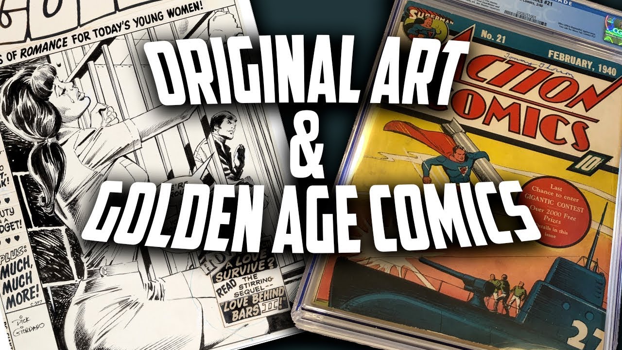 Golden Age Comics & Original Art Unboxing with the Guru