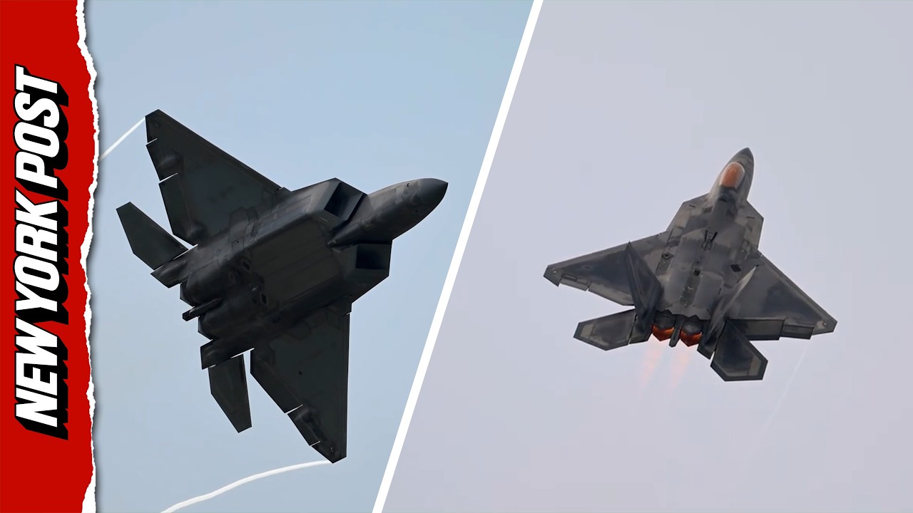 F-22 Raptor Pilot Pushes Stealth Fighter to the Limit at Cleveland Air Show