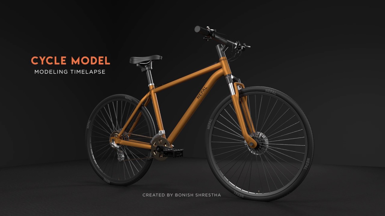 Cycle Modeling Timelapse - Autodesk Maya