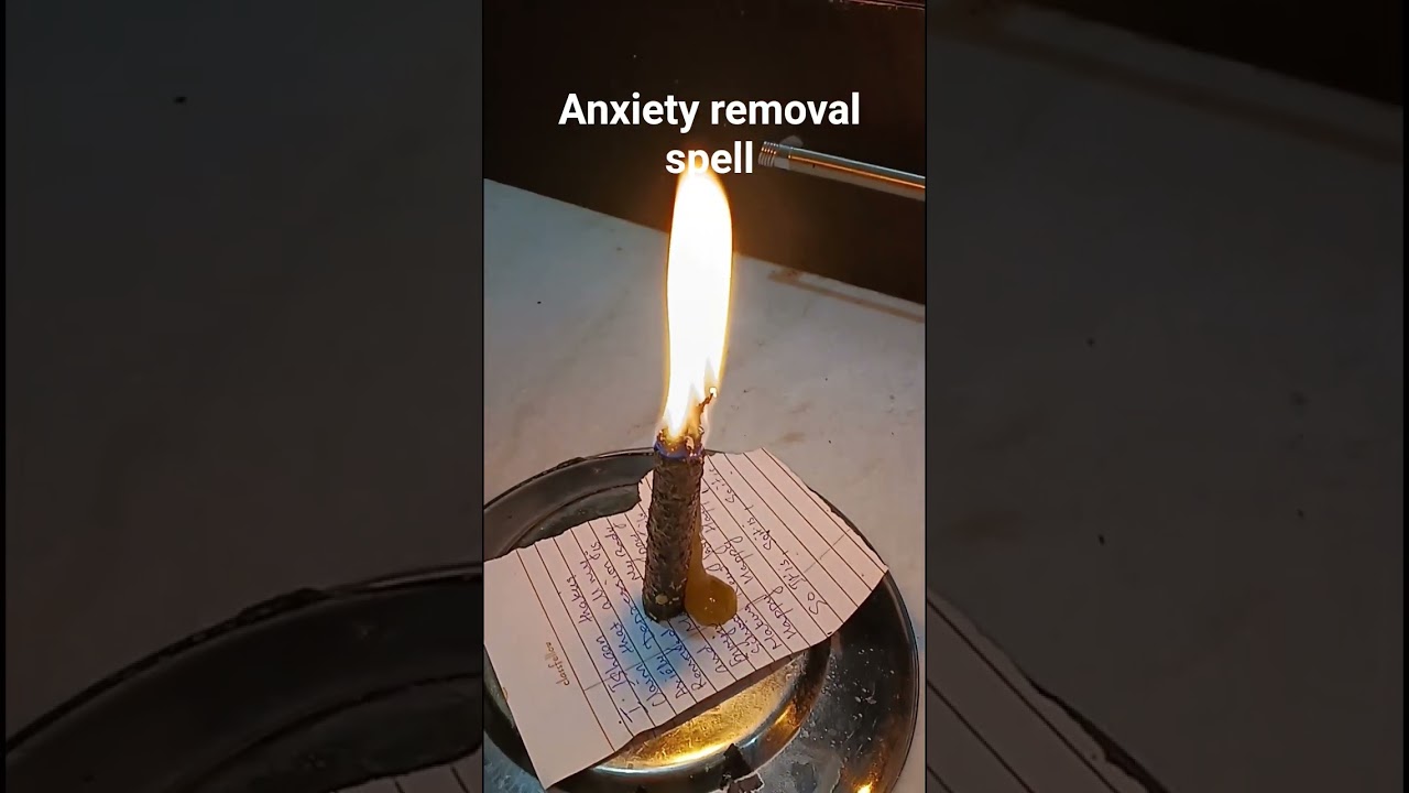 Anxiety removal spell #candle #healing #tarotcaards #freereading #follow #trendingshorts #fypシ #love