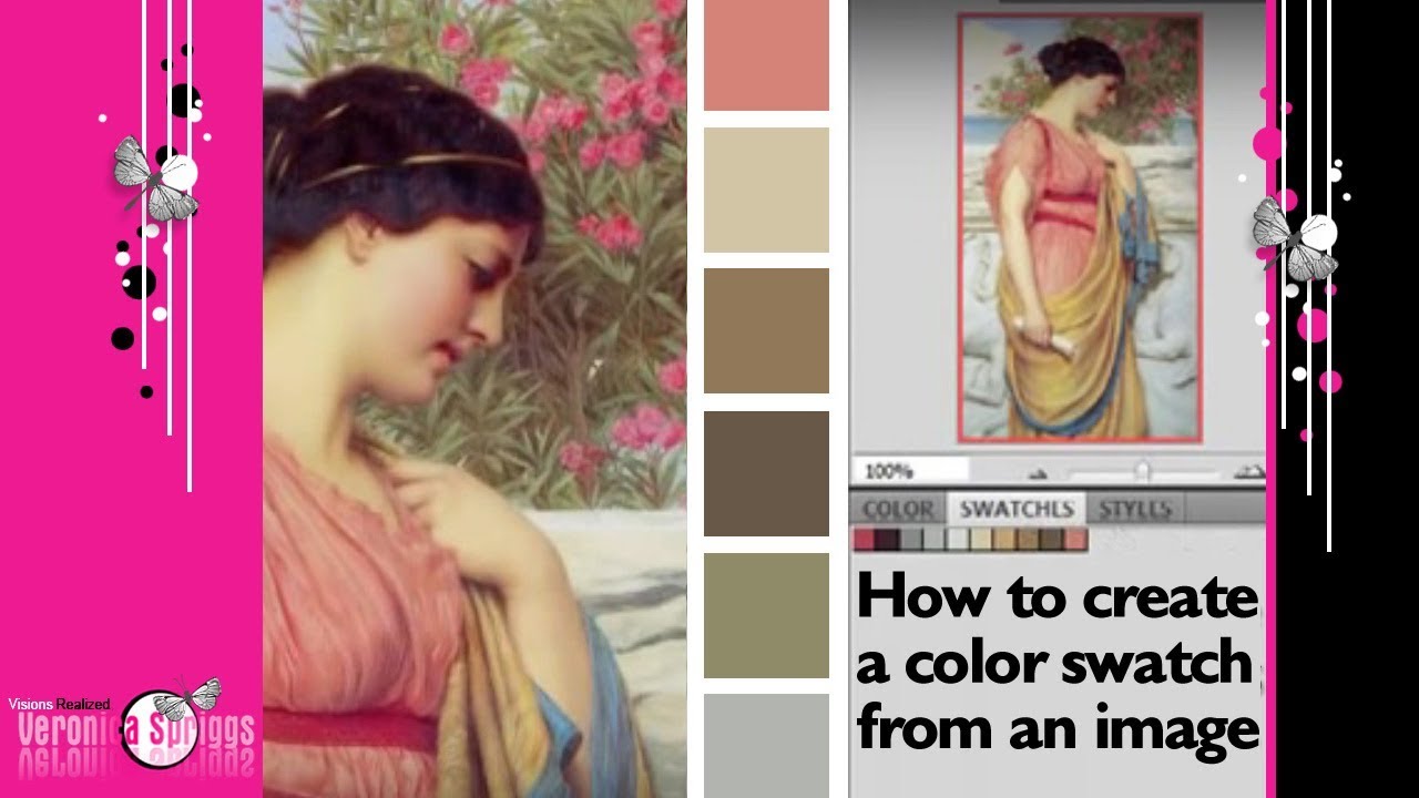 How To Make A Color Palette From An Image In Photoshop - Color Palette Tutorial