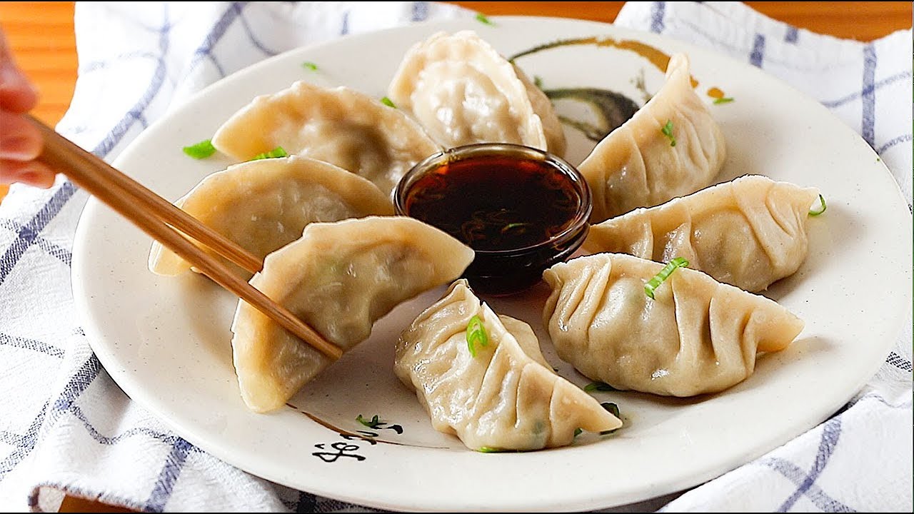 Masa de empanadillas japonesas GYOZAS + relleno clásico