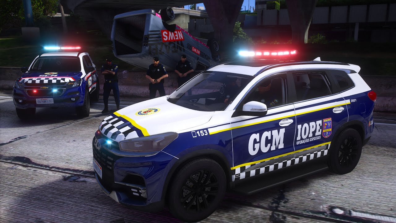 PATRULHAMENTO + ENQUADROS E VAN RECUPERADA GCM | GTA 5 POLICIAL