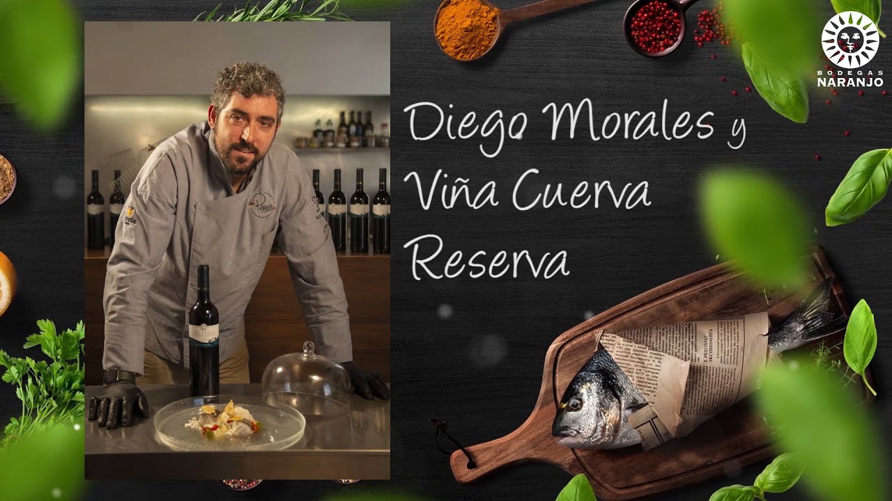 Vino y Gastronomía con Bodegas Naranjo. Diego Morales y Viña Cuerva Reserva
