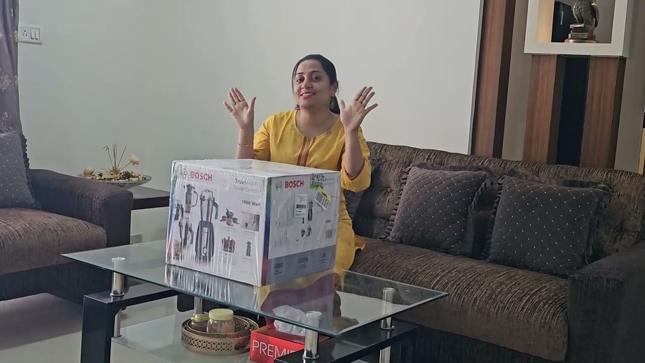 OUR FIRST UNBOXING VIDEO - BOSCH TRUEMIXX PRO MIXER GRINDER!! Amazon Great Indian Festival.