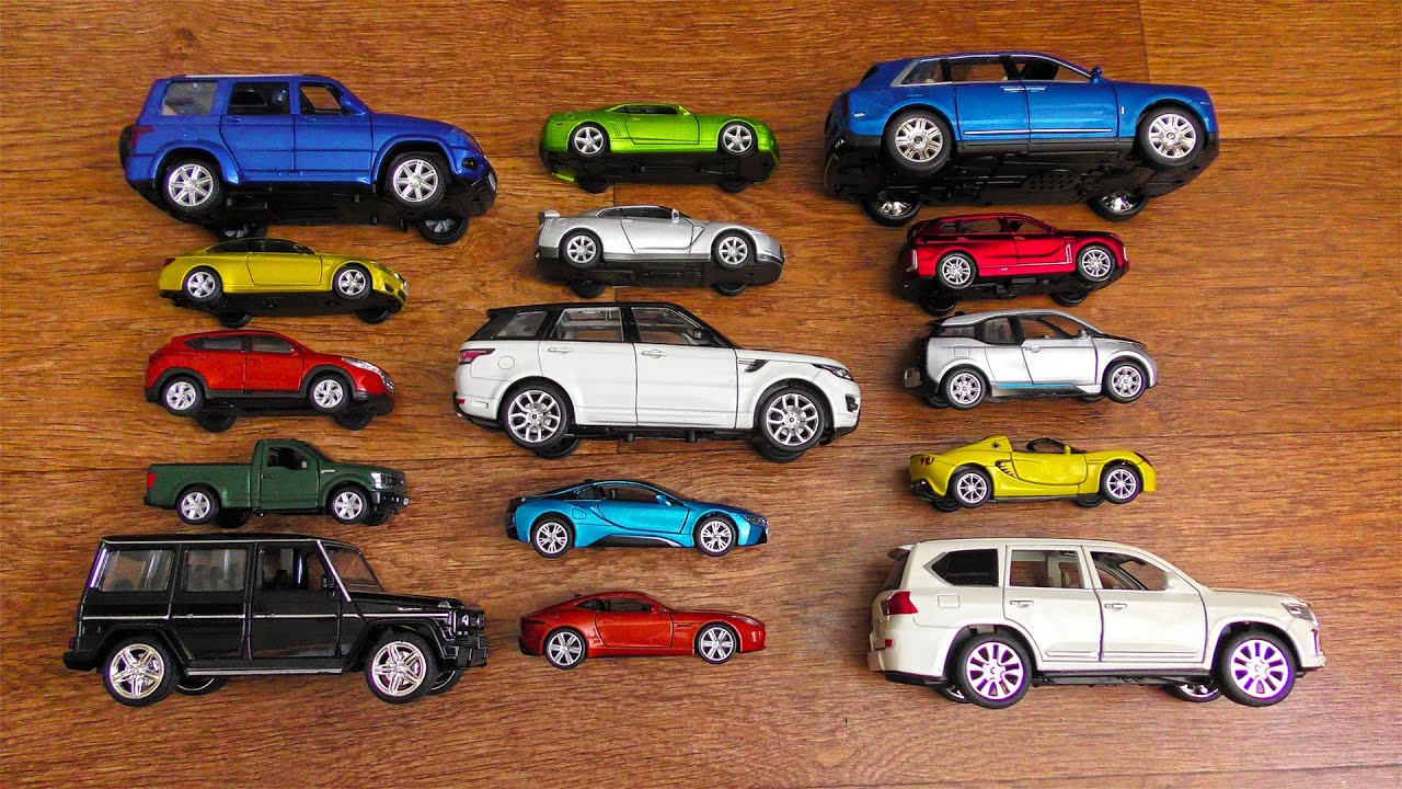 Big Size and Small Size Cars (4k video)