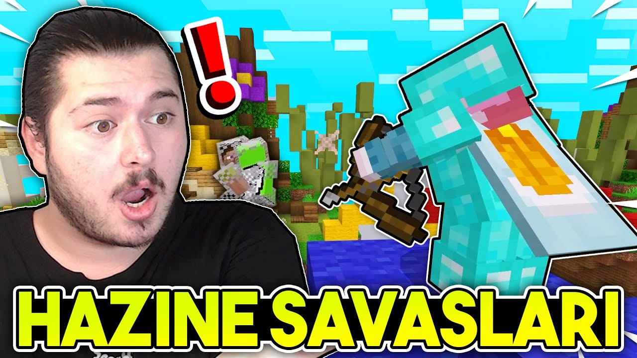 EN HEYECANLI OYUN!!! | Hazine Savaşları [Treasure Wars] | Minecraft PE/Bedrock Edition