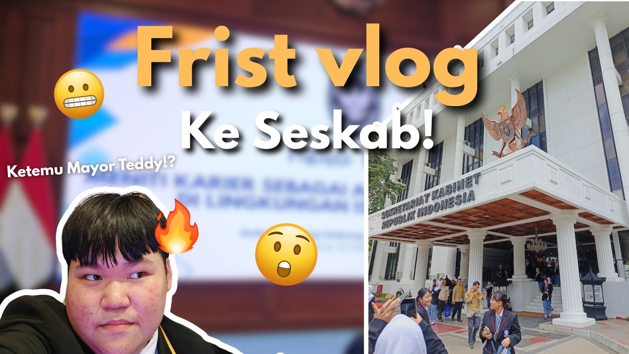 Vlog #1: Dari Sekolah ke Seskab. Ketemu Pak Mayor Teddy?