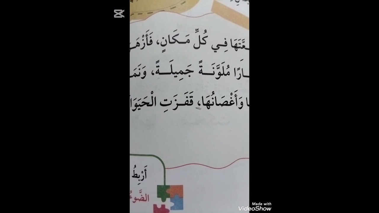 اللغة العربية حرف الكاف الصف الثاني الفصل الدراسي الأول 