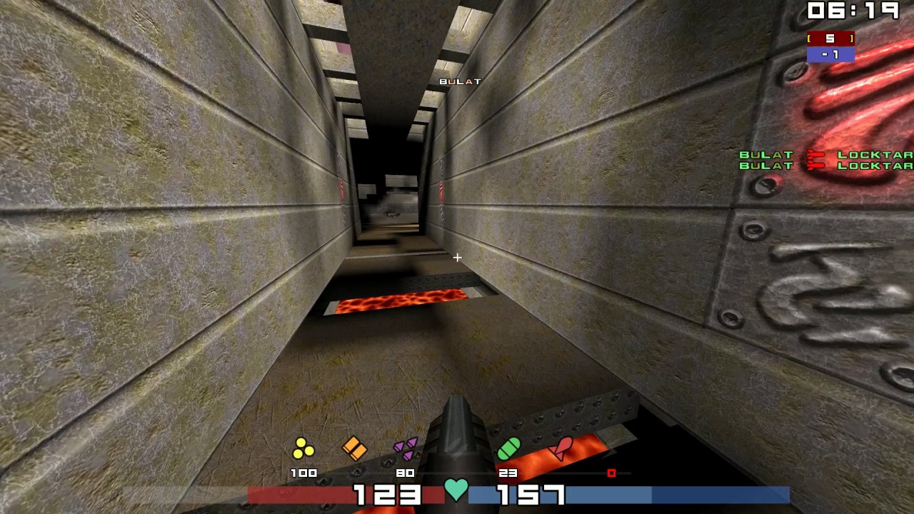 Quake 1/QuakeWorld: LocKtar vs BuLaT - DM2