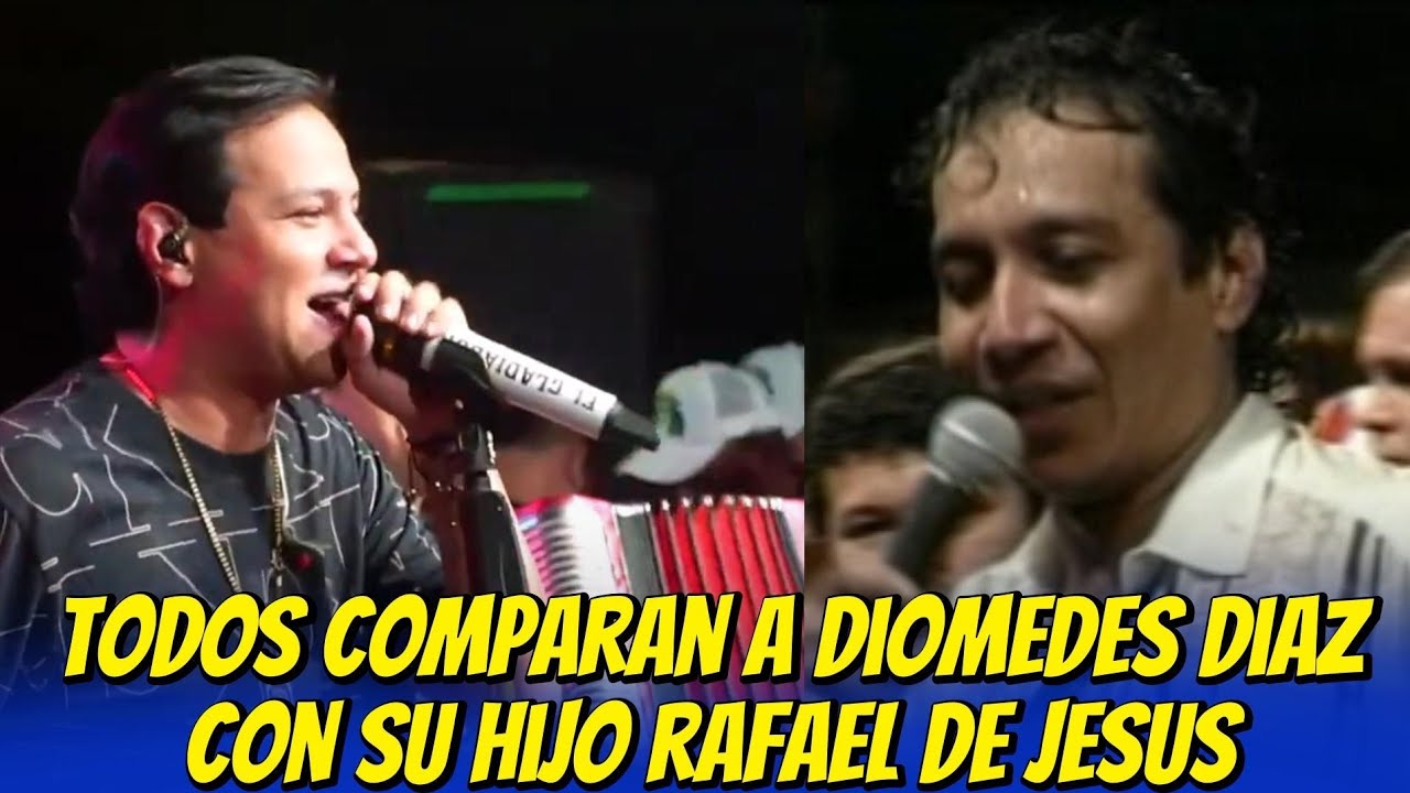 Ahora Comparan a Diomedes Díaz con su hijo Rafael de jesus Diaz