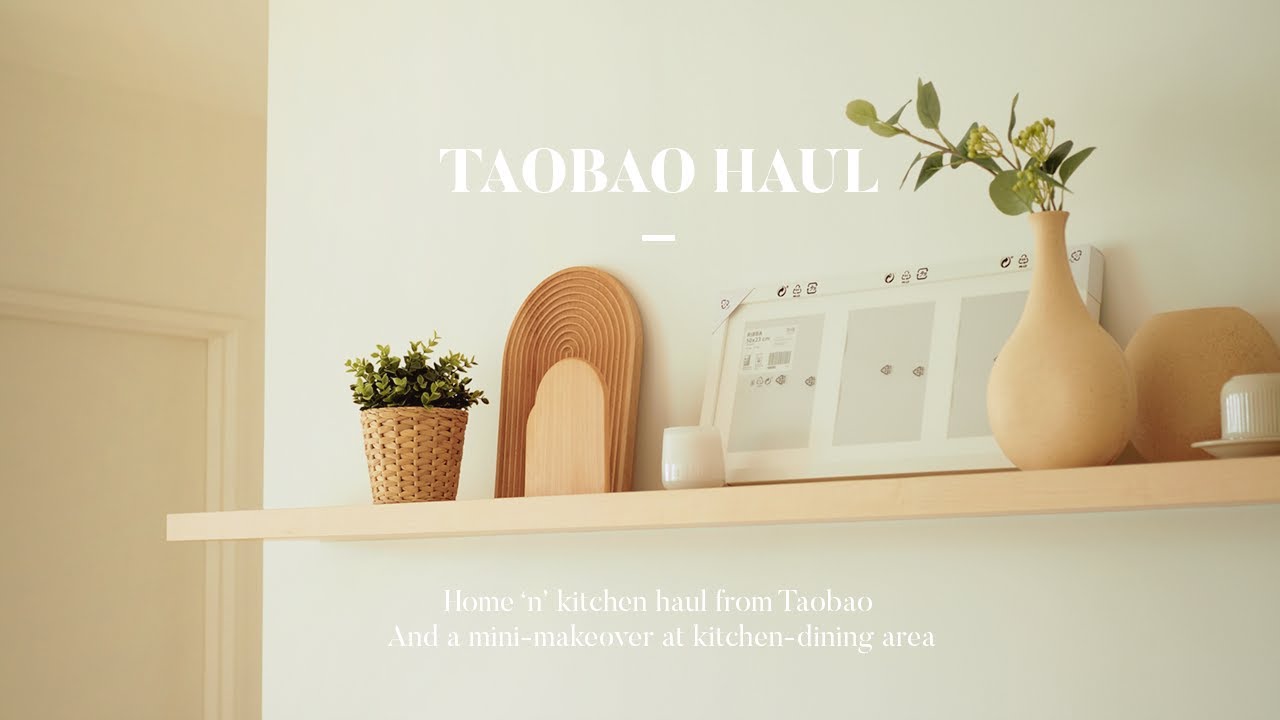 Taobao Home & Deco Haul | Unboxing + Mini makeover