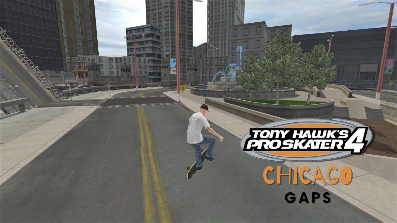 Tony Hawk's Pro Skater 4 #22: Chicago Gaps (PC Gameplay)