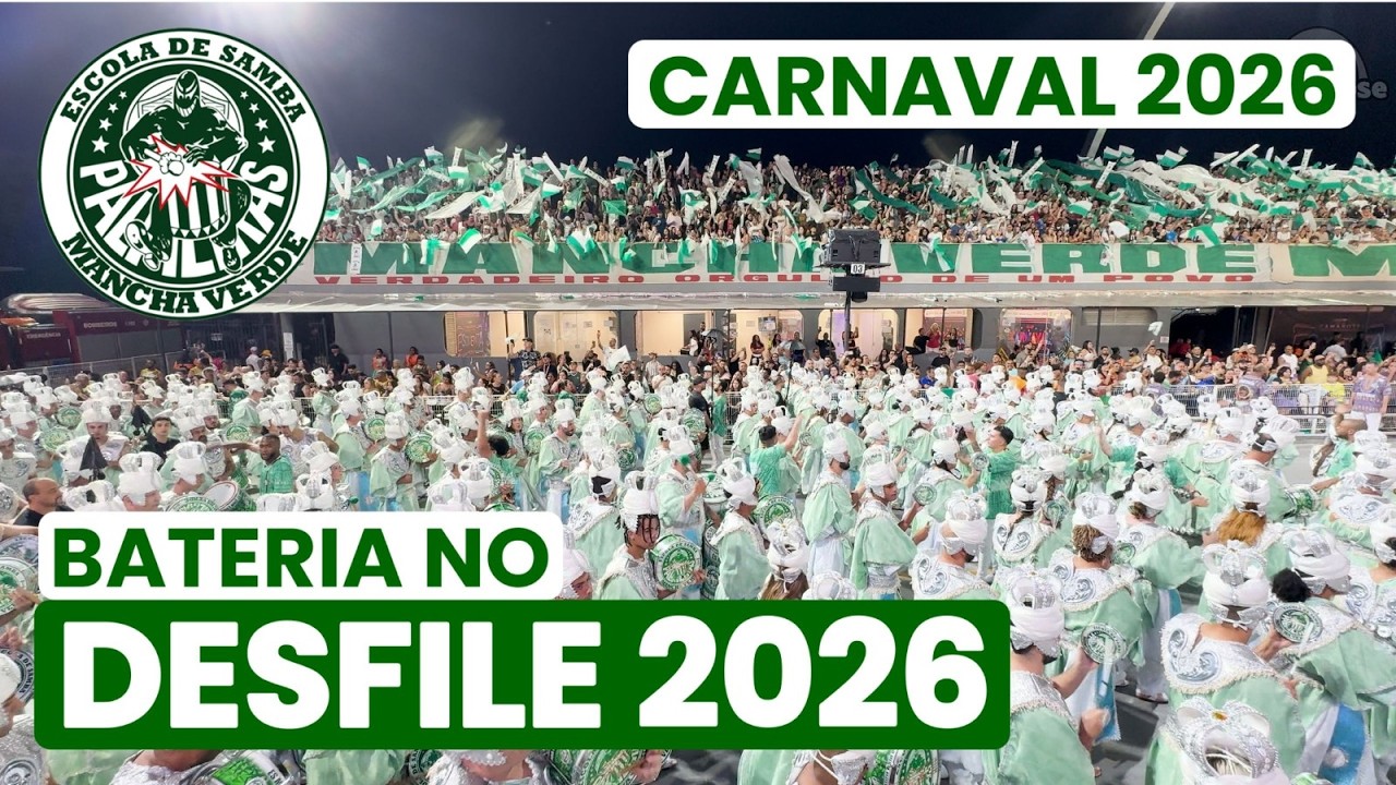 MANCHA VERDE 2026 - 4K | DESFILE OFICIAL | SAMBA AO VIVO #DESFILESP26