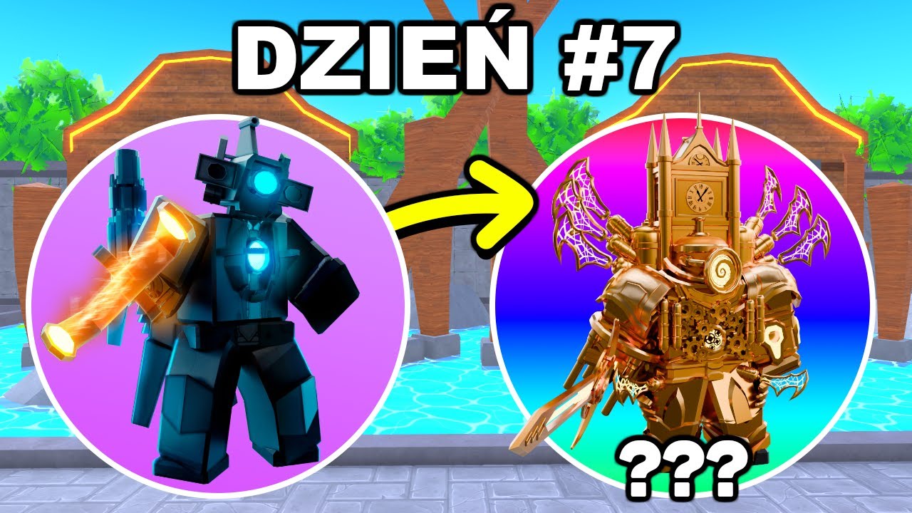 OD ZERA DO ULTIMATE NOWYM KONTEM (DZIEŃ 7) w TOILET TOWER DEFENSE ROBLOX (JAK BYĆ PRO GRACZEM)