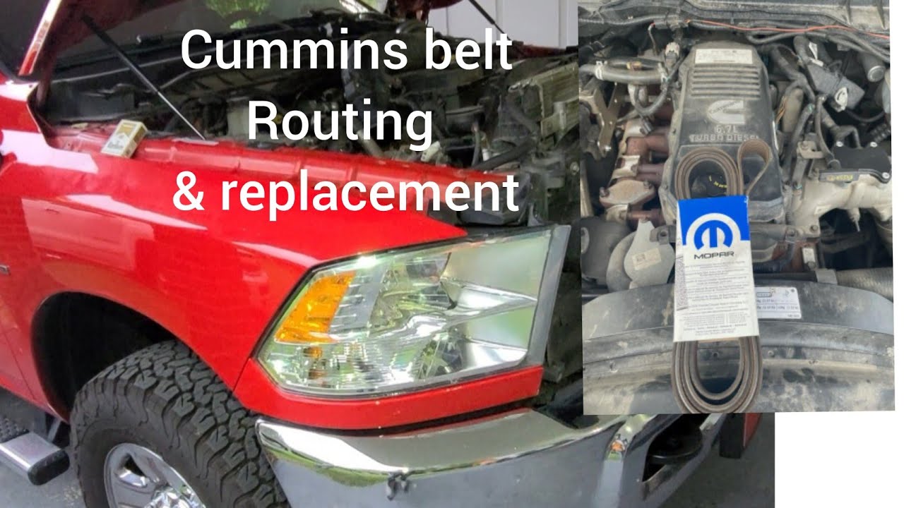 Serpentine belt 2018 Dodge Tradesman with 6.7 Cummins