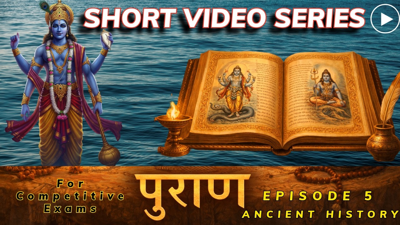 Ancient History  | GS Shorts Ep-5 | पुराण |#mppsc #ancienthistory #competitiveexams #upsc